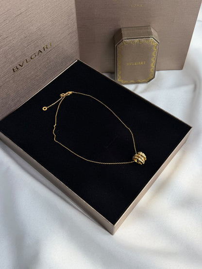 Bulgari Crystal Sphere Necklace - Gold, Silver, Gold Rose