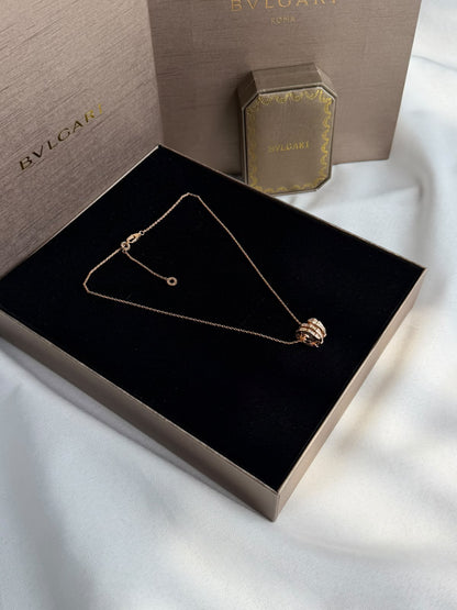 Bulgari Crystal Sphere Necklace - Gold, Silver, Gold Rose