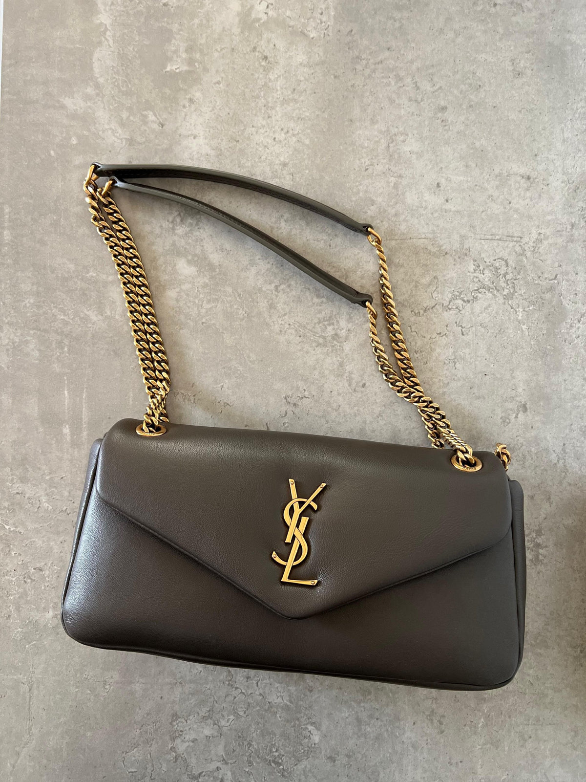 YSL Shoulder Bag - Brown, Black, White, Burgundy