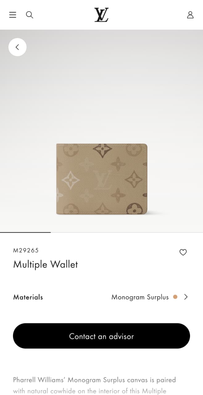 Louis Vuitton Wallet - Grey Monogram