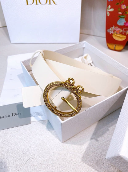 Dior Belt - White