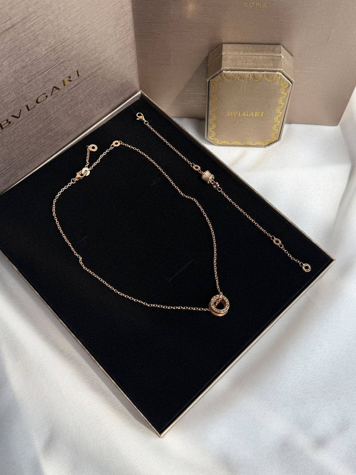 Bulgari Ring Pendant Jewelry Set - 