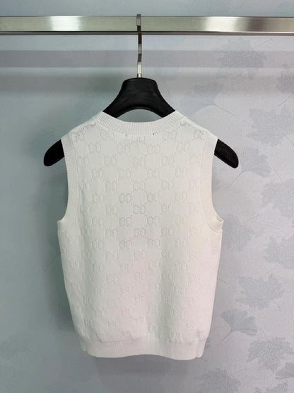Gucci Knitted Top - White