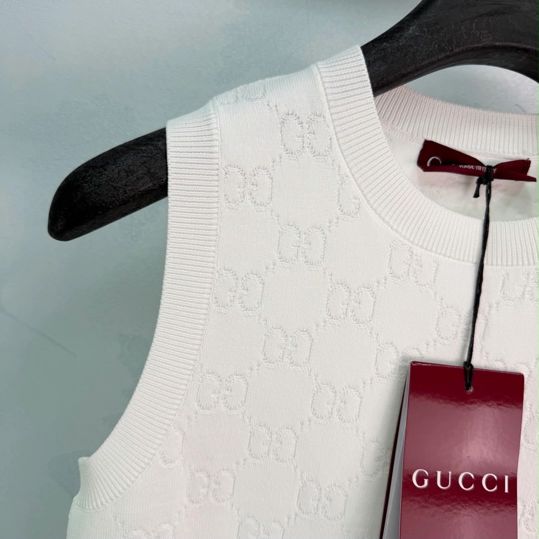 Gucci Knitted Top - White