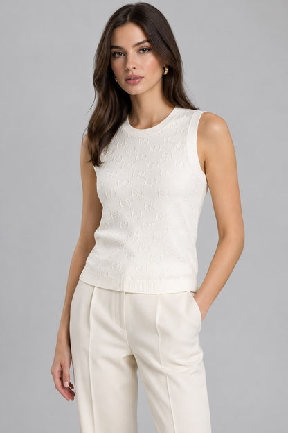 Gucci Knitted Top - White