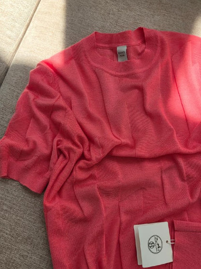 Hermès Knitted T-Shirt - Pink