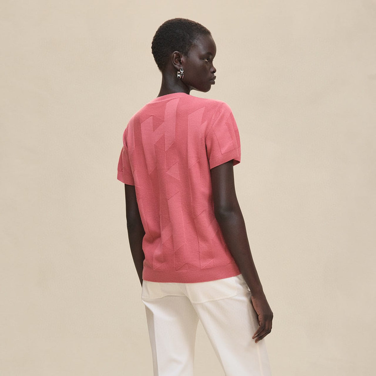 Hermès Knitted T-Shirt - Pink