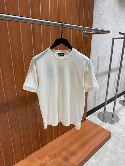 Zegna T-Shirt - White, Beige, Brown, Navy, Black
