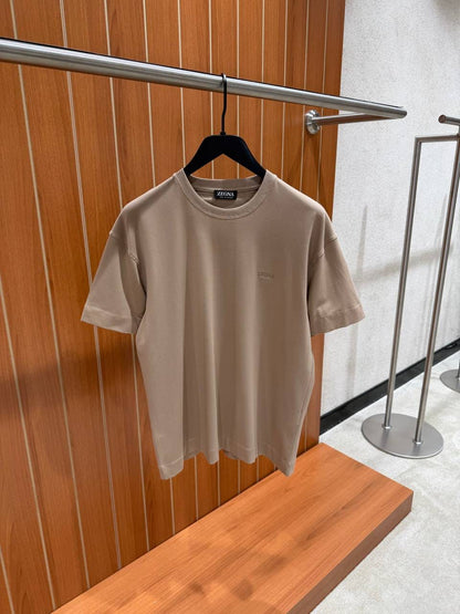 Zegna T-Shirt - White, Beige, Brown, Navy, Black