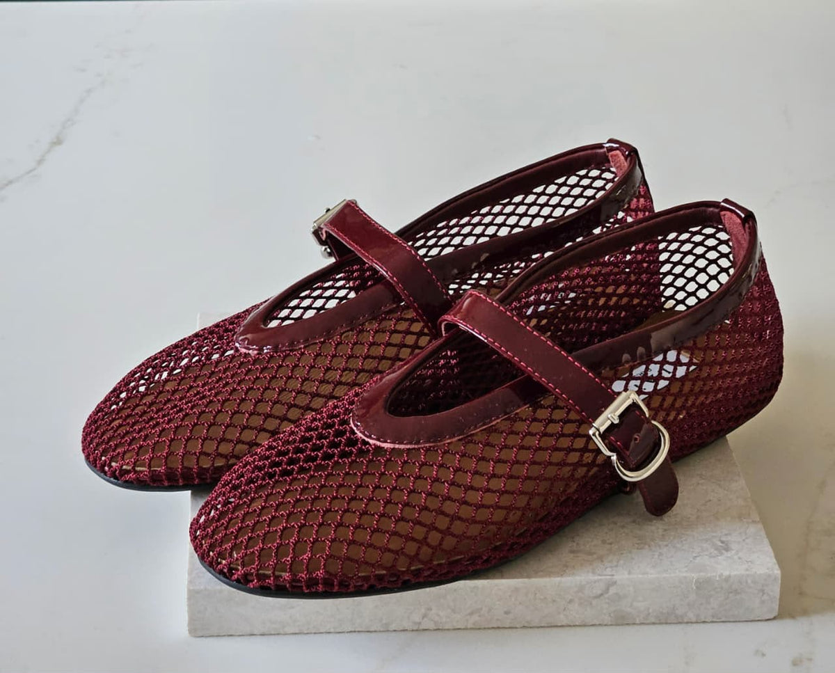 Alaïa Ballerina - Burgundy