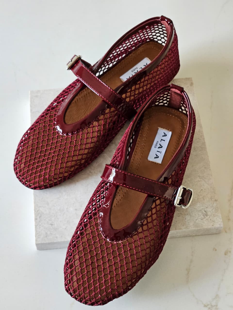 Alaïa Ballerina - Burgundy