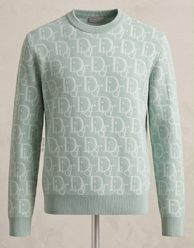 Dior Sweater - Green Monogram