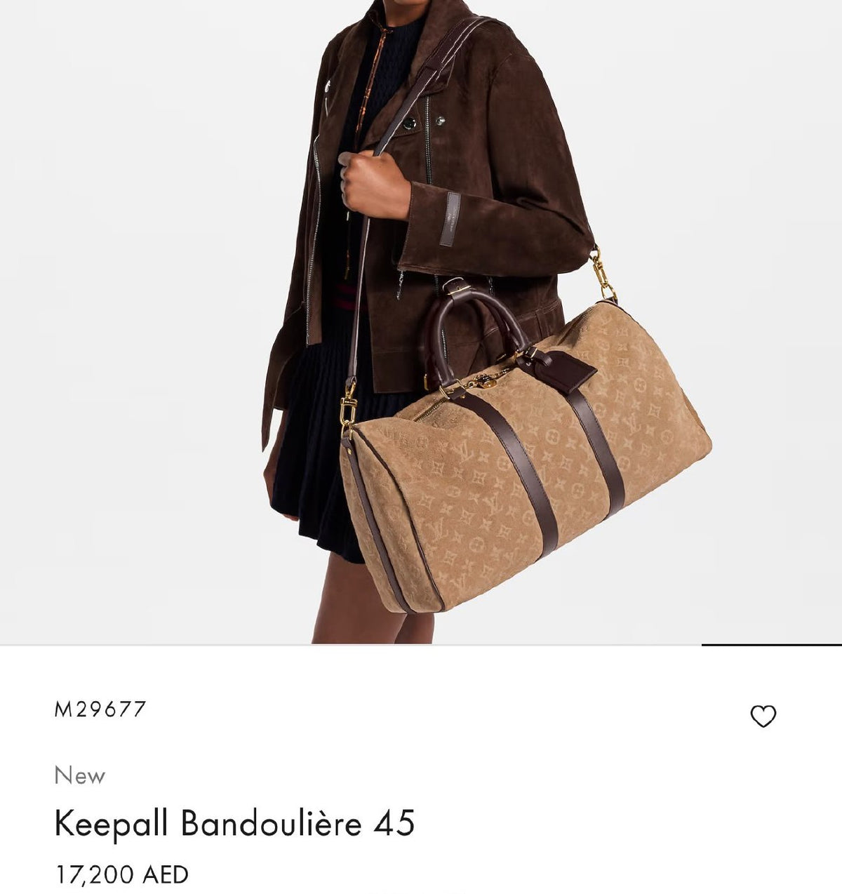 Louis Vuitton Monogram Keepall Handbag - Beige Monogram Embossed