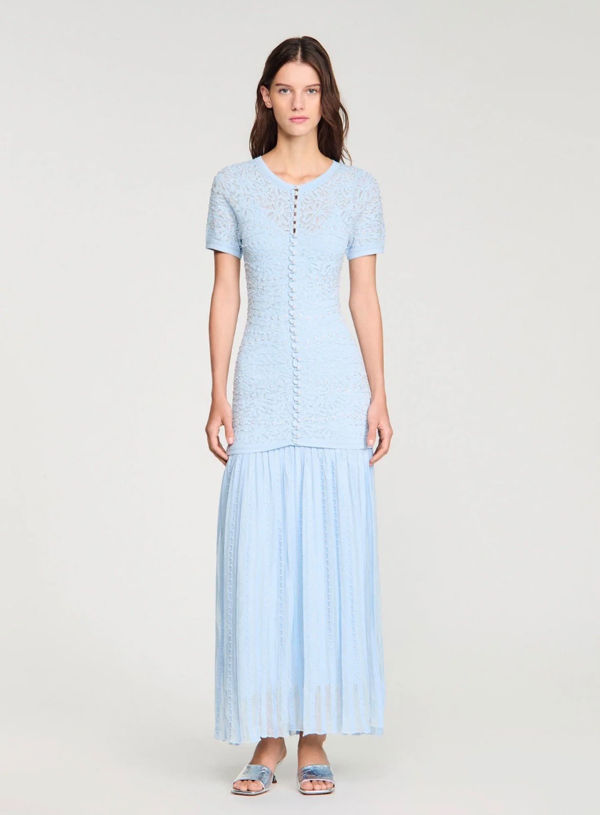 Sandro Dress - Light Blue
