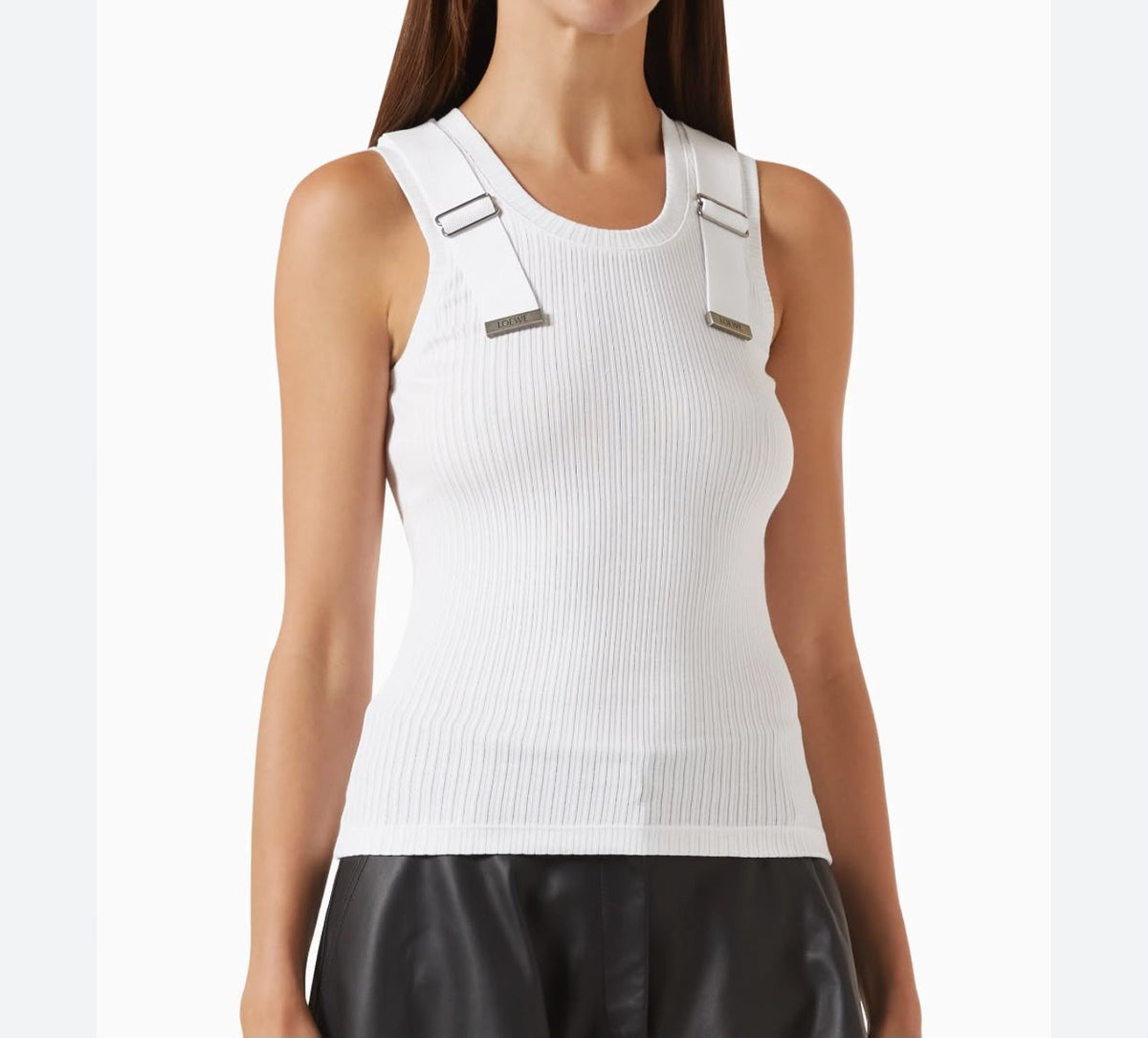 Loewe T-Shirt Strap Detail - White