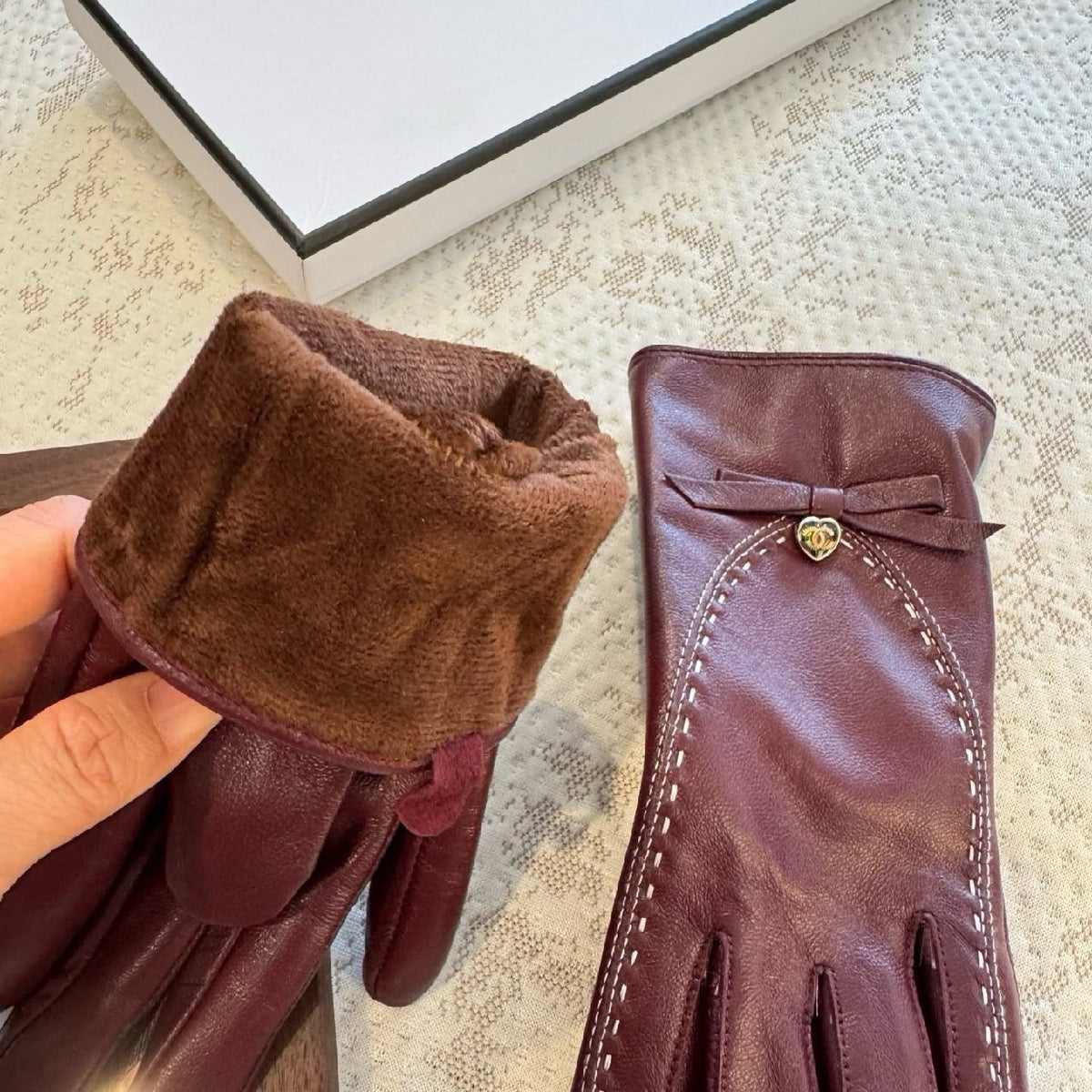 Chanel Gloves - Burgundy