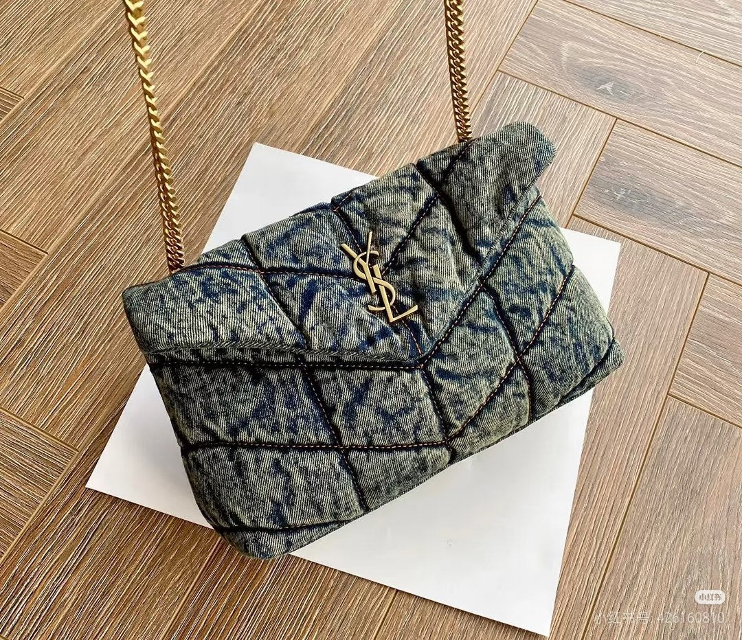 YSL Shoulder Bag - Blue