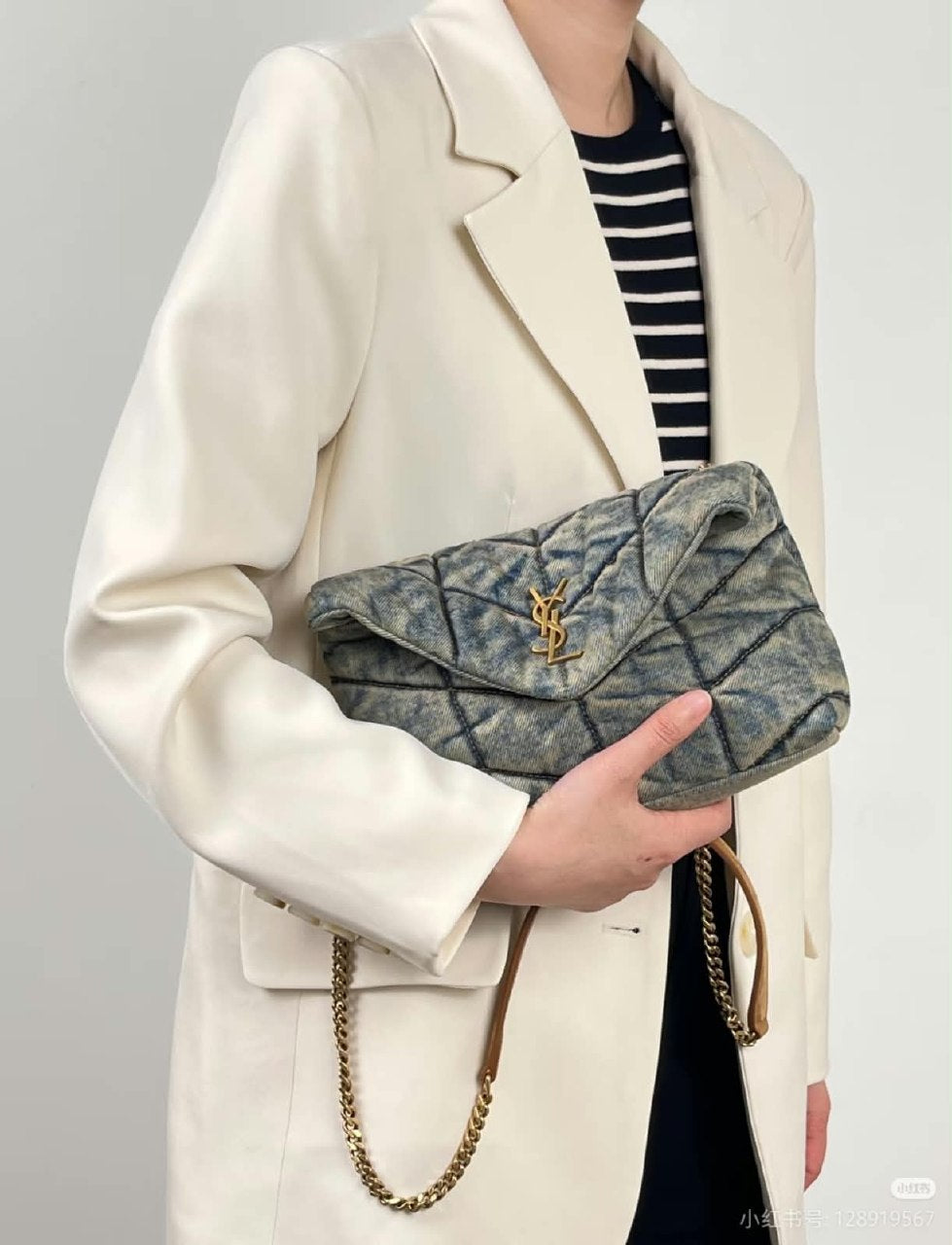 YSL Shoulder Bag - Blue