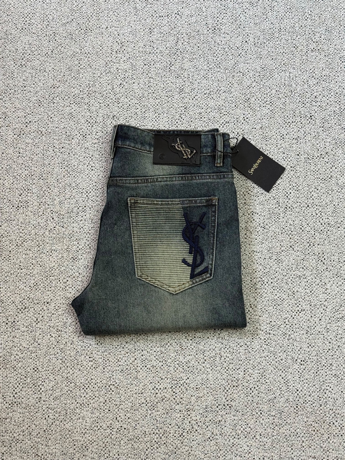 YSL Jeans Pants - Blue