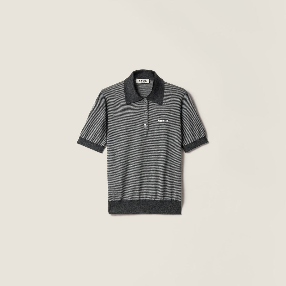 Miu Miu Polo Shirt - Grey