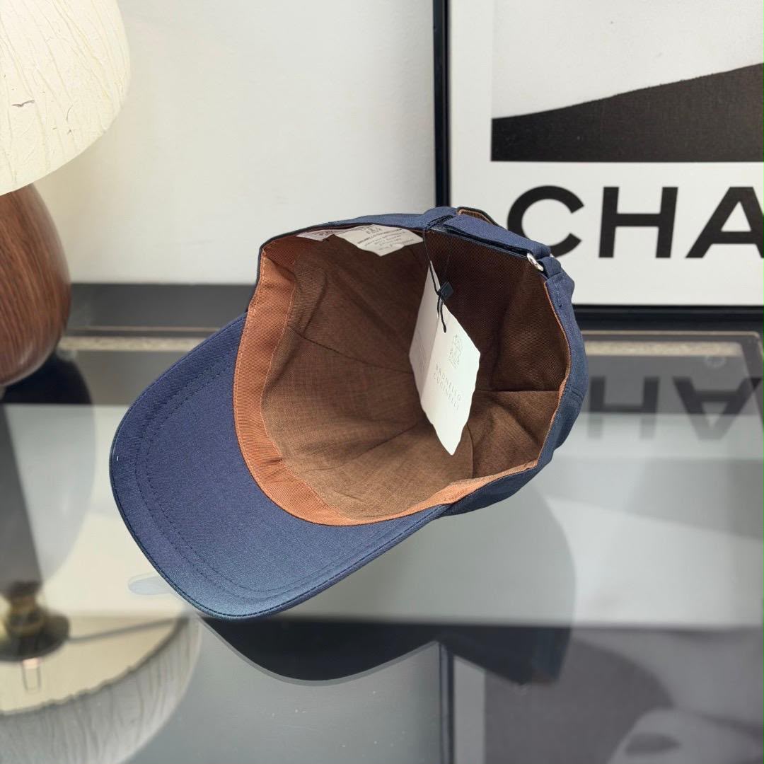 Brunello Cucinelli Cap - Navy