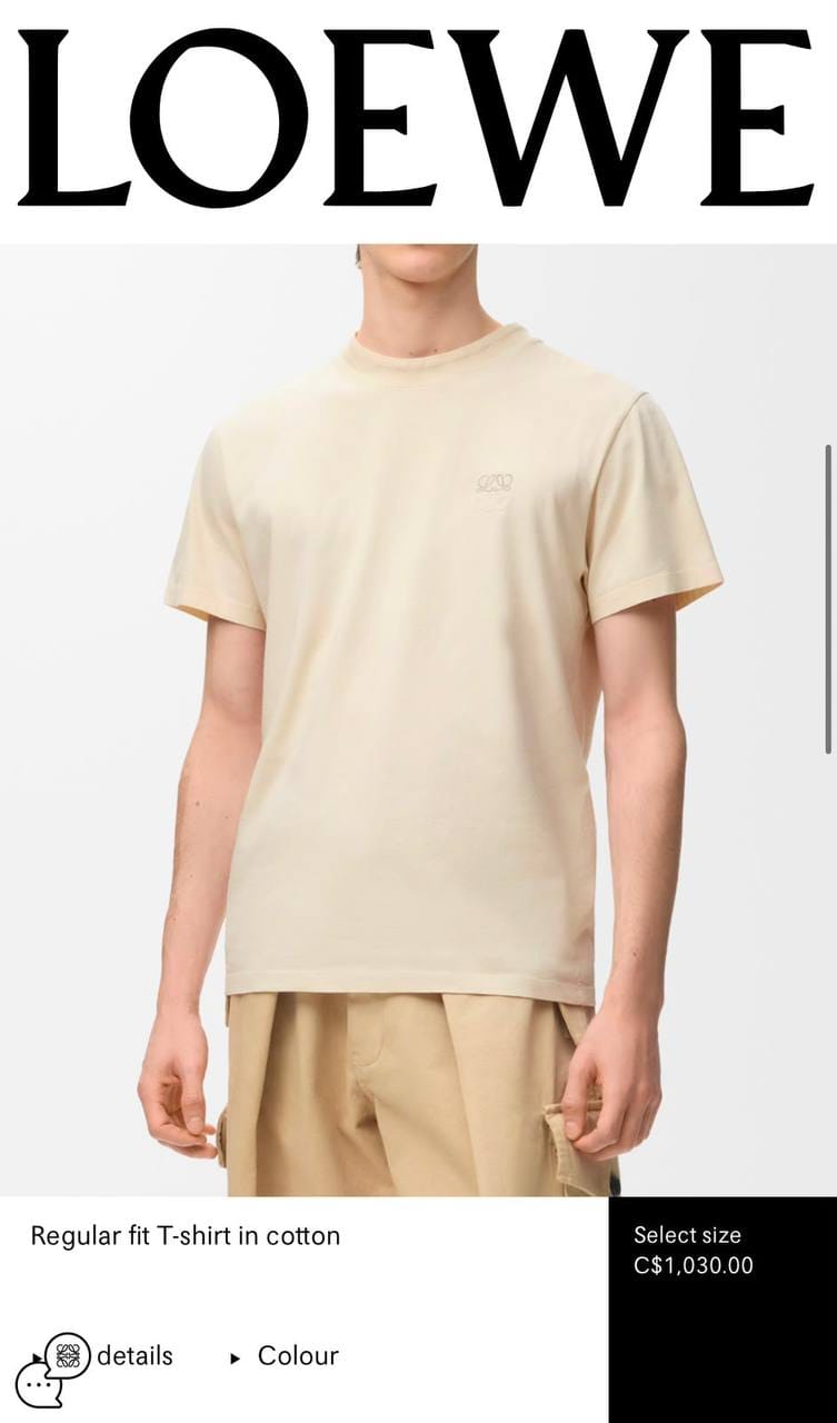 Loewe T-Shirt - White, Light Blue, Navy, Red