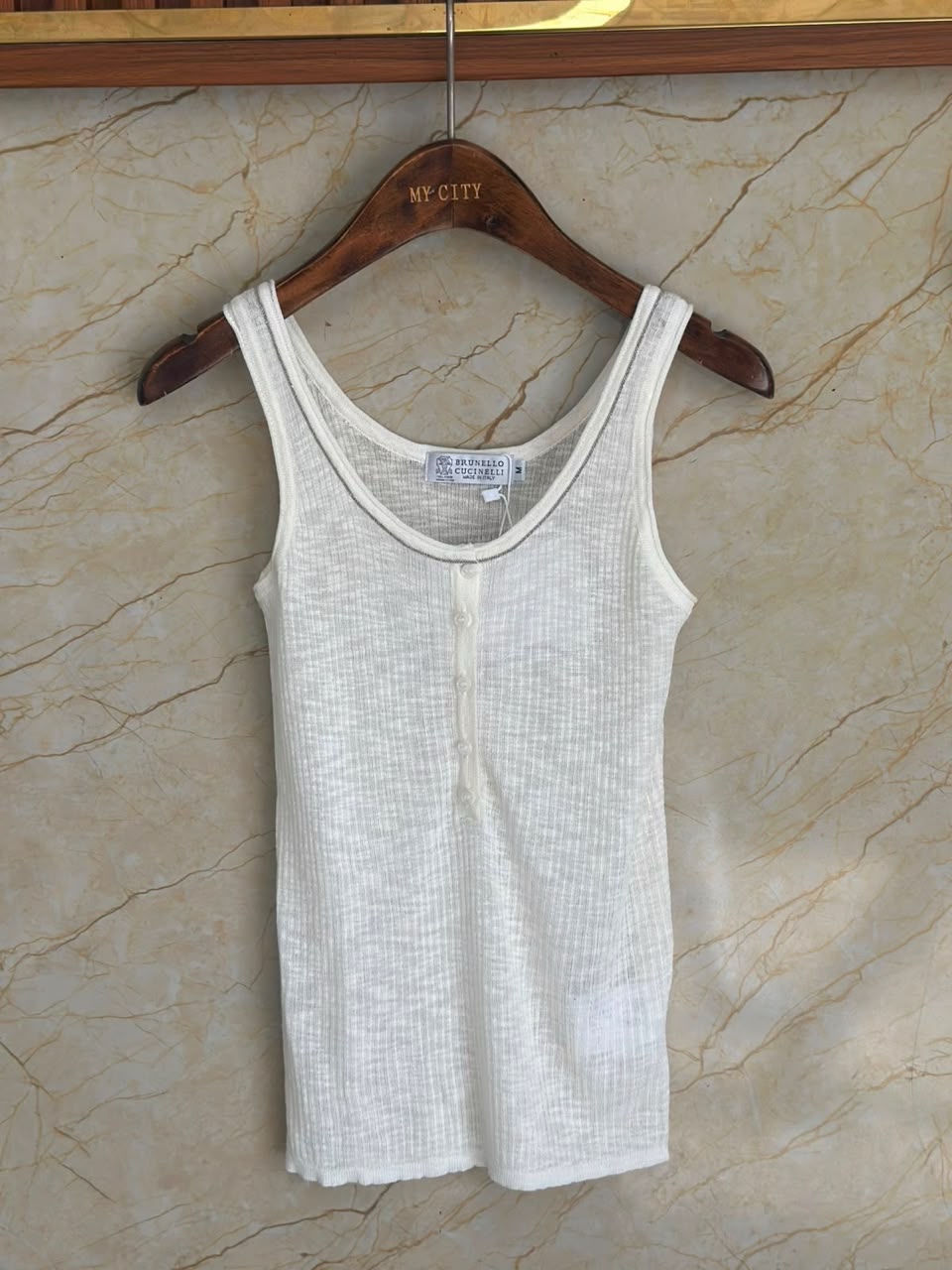 Brunello Cucinelli Tank Top - White