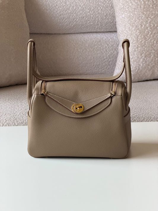 Hermès Lindy Shoulder Bag - Beige