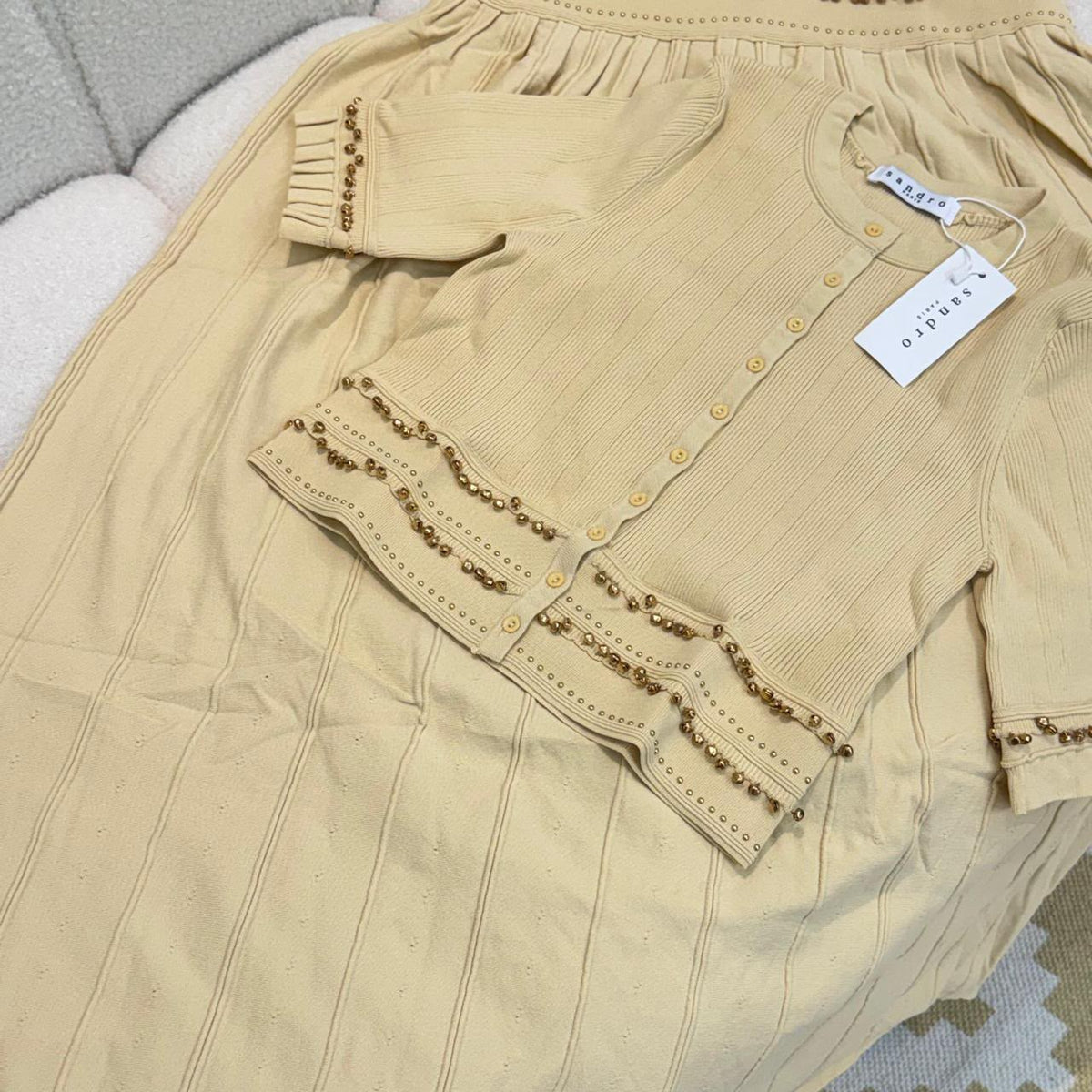 Sandro Long-Sleeve Set - Beige