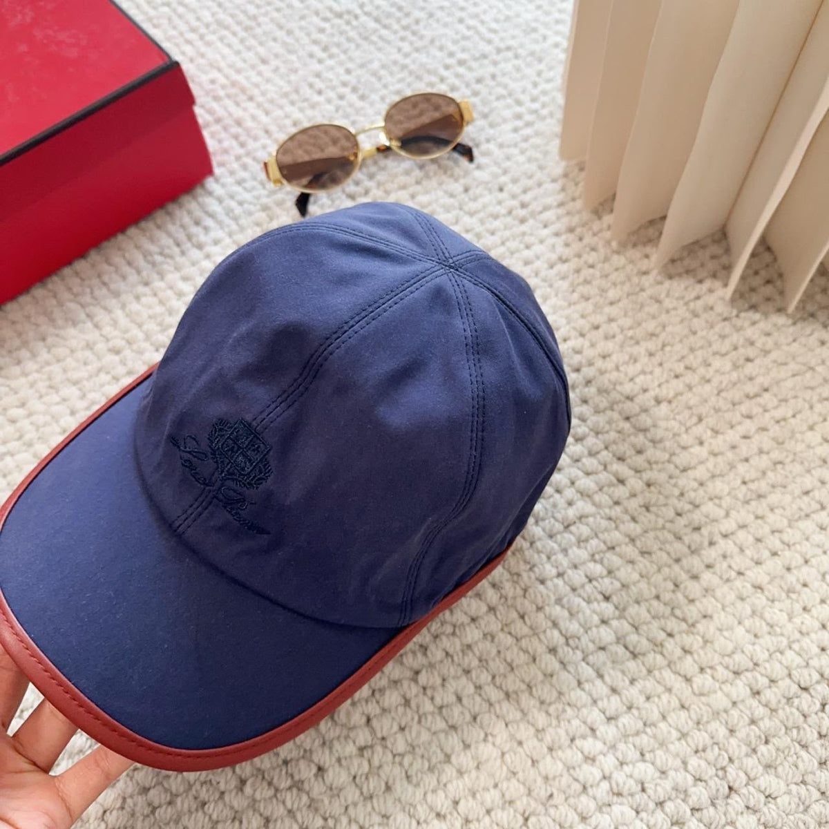 Loro Piana Cap - Navy