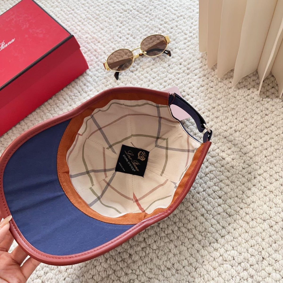 Loro Piana Cap - Navy
