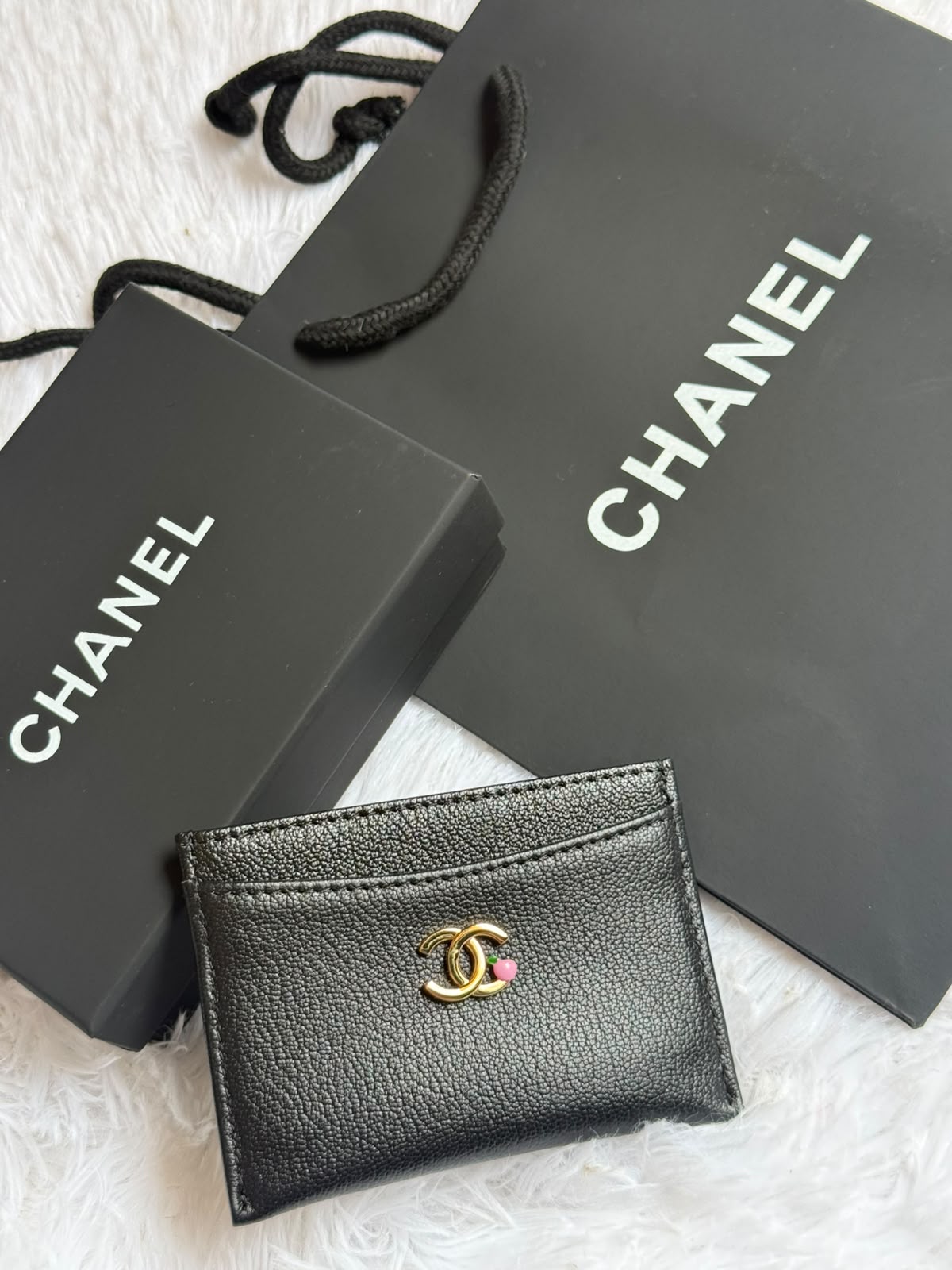 Chanel Card Holder - Black