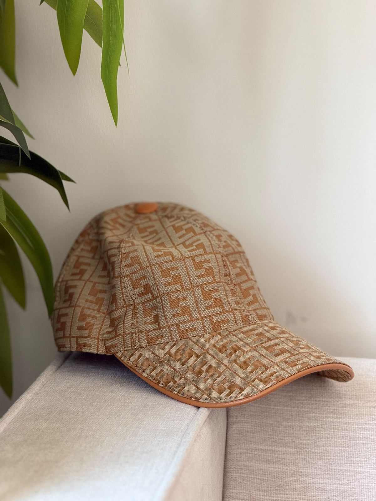 Fendi Monogram Cap - Brown Monogram