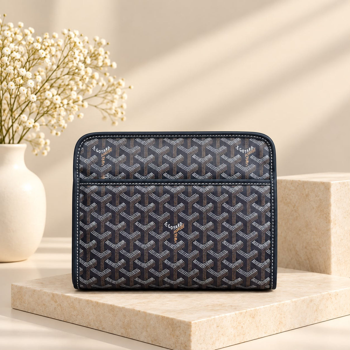 Goyard Laptop Bag - Navy