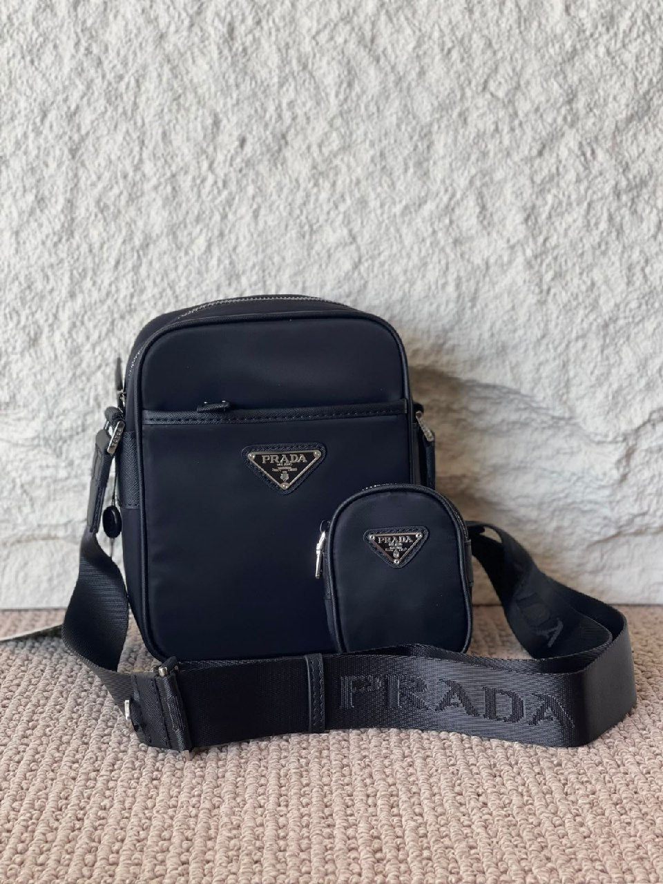 Prada Messenger Bag - Black