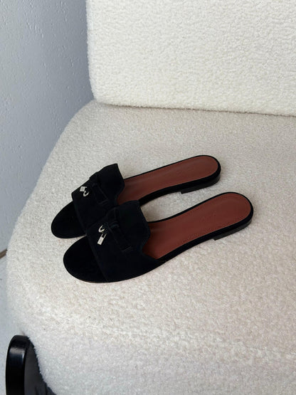 Loro Piana Mule - Black