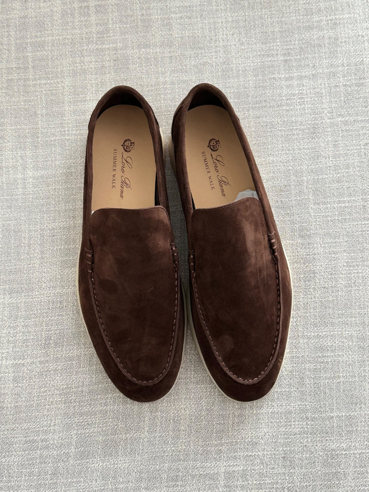 Loro Piana Summer Walk Loafers - Brown