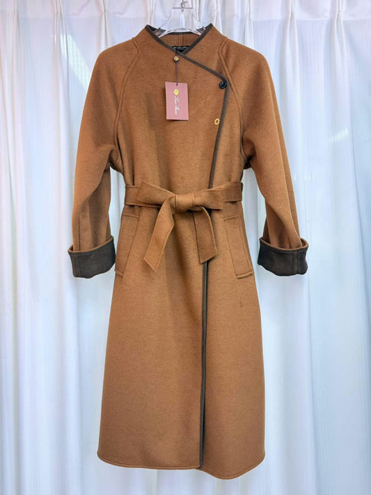 Loro Piana Wrap Coat - Brown