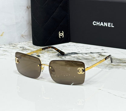 Chanel Sunglasses - Gold & Brown