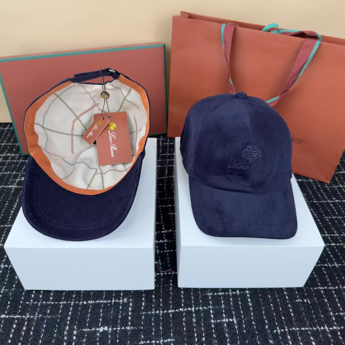 Loro Piana Six-Panel Cap - Navy
