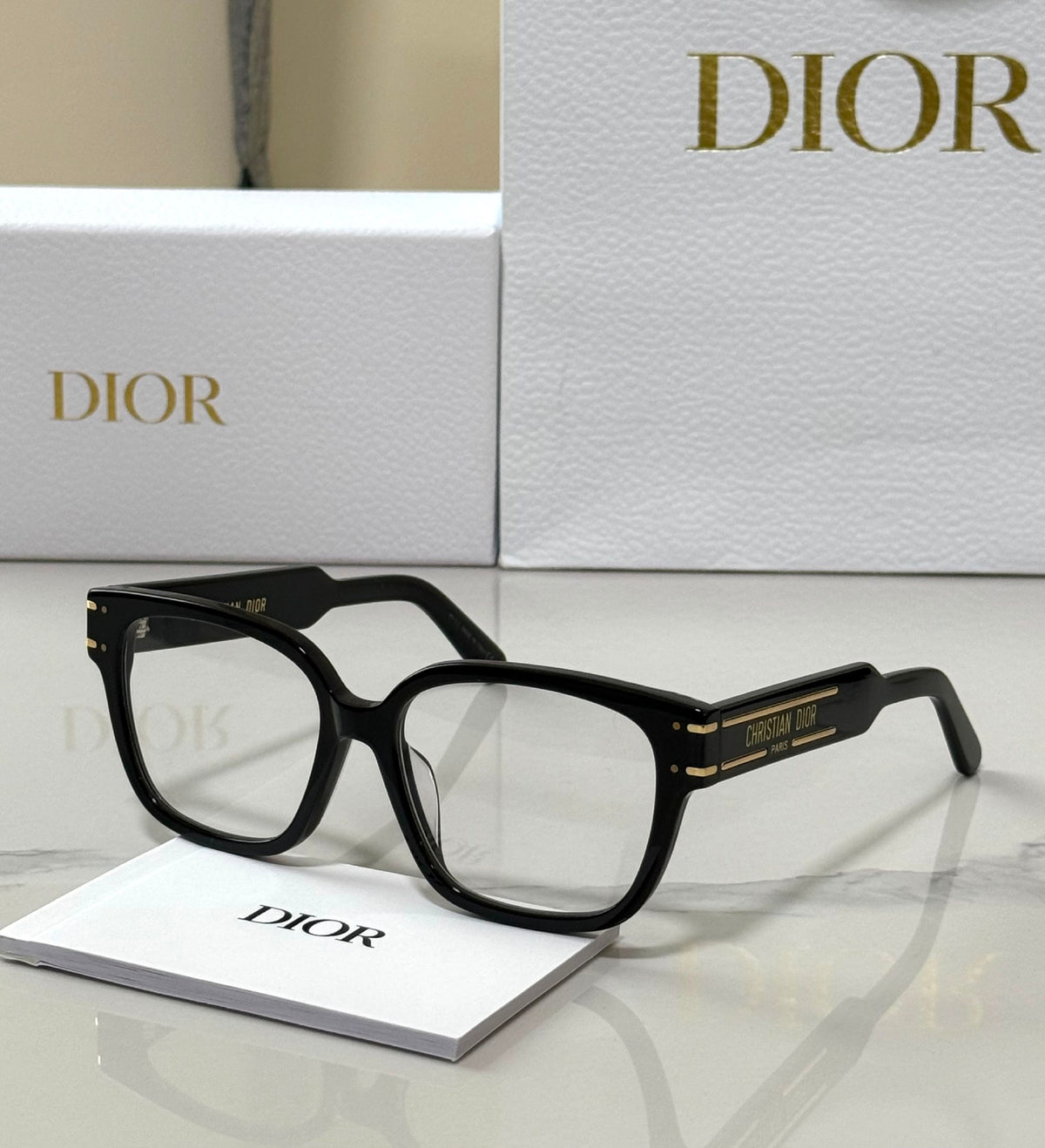 Dior Sunglasses - Black & Transparent