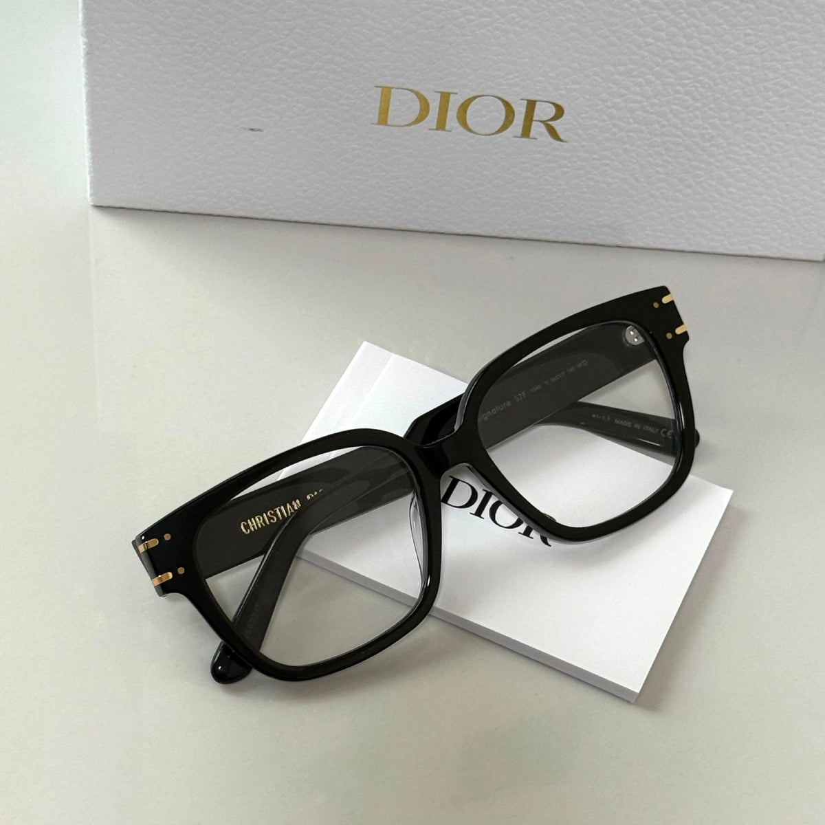 Dior Sunglasses - Black & Transparent