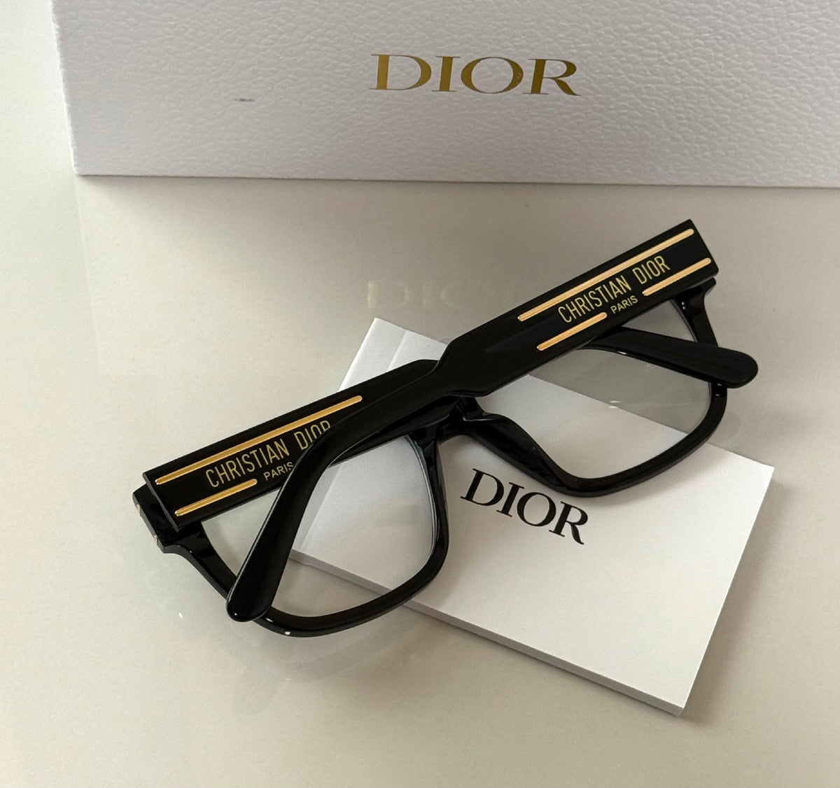 Dior Sunglasses - Black & Transparent