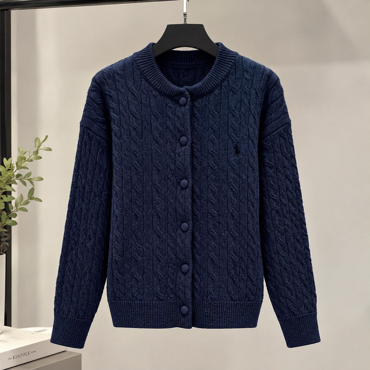 Polo Ralph Lauren Button-Front Cardigan - Navy