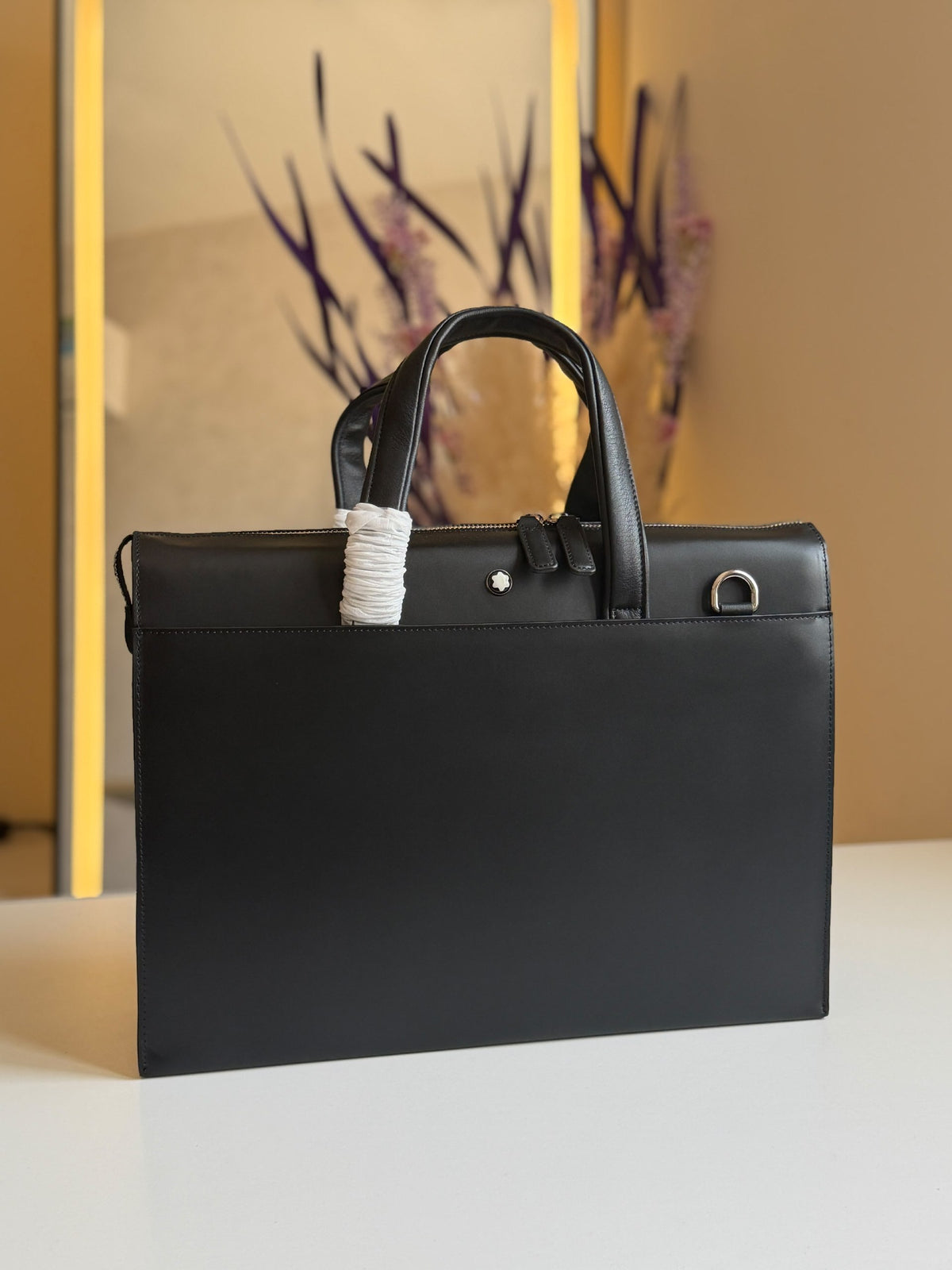 Montblanc D-Ring Laptop Bag - Black
