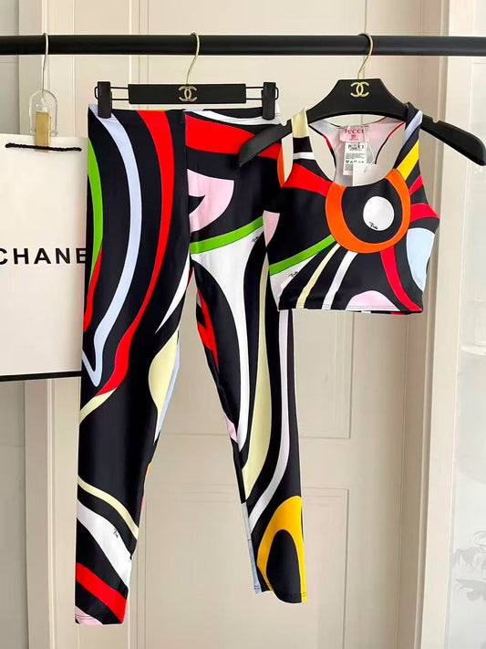 Emilio Pucci Scoop-Neck Set - Multi