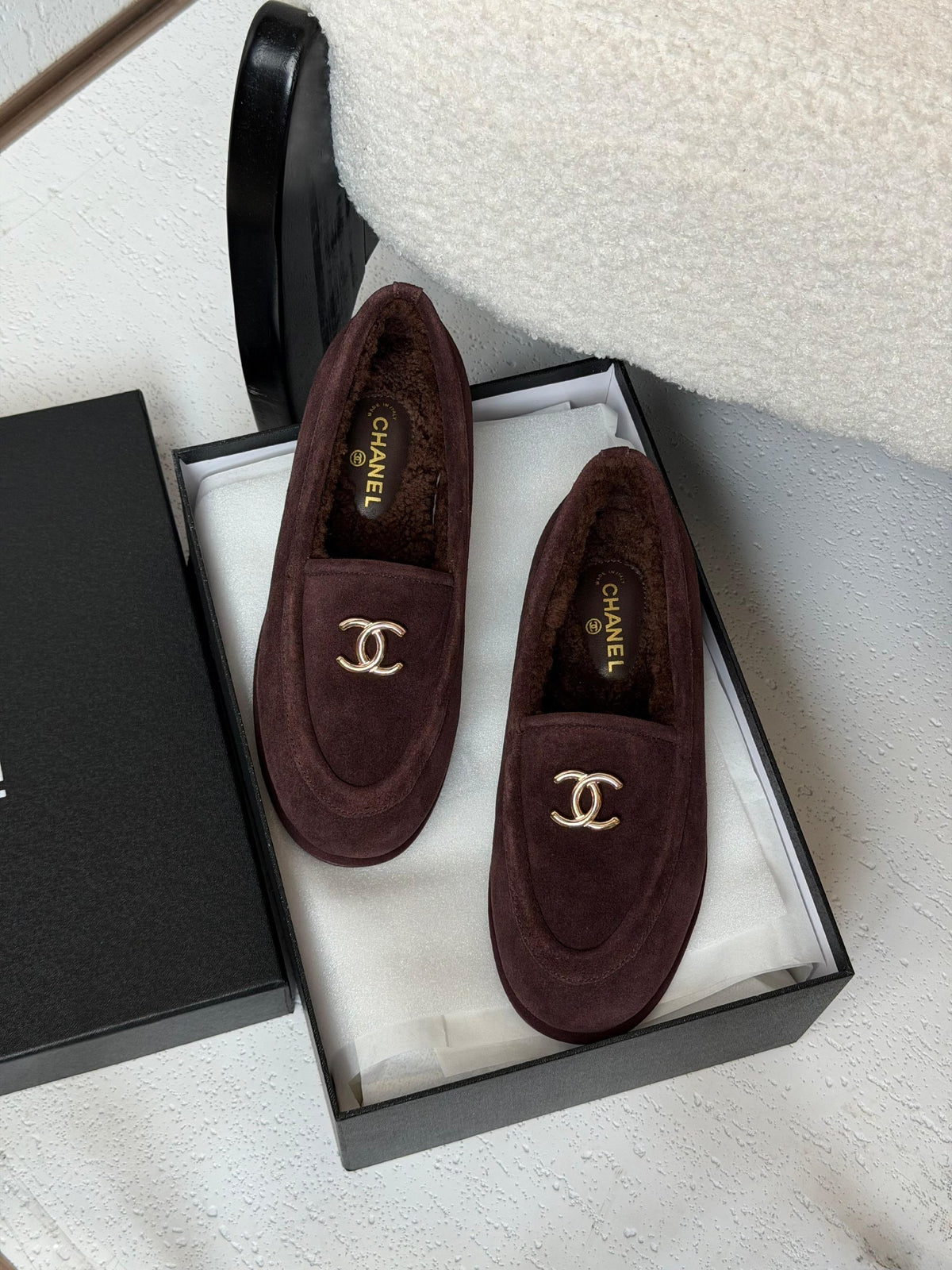 Chanel Loafers - Burgundy
