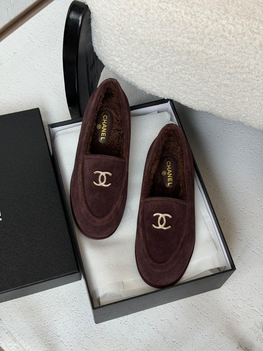 Chanel Loafers - Burgundy