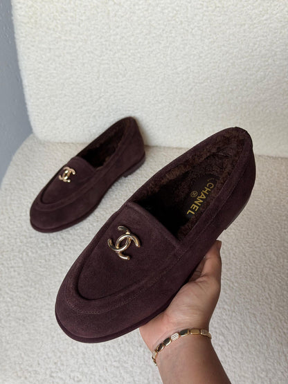 Chanel Loafers - Burgundy