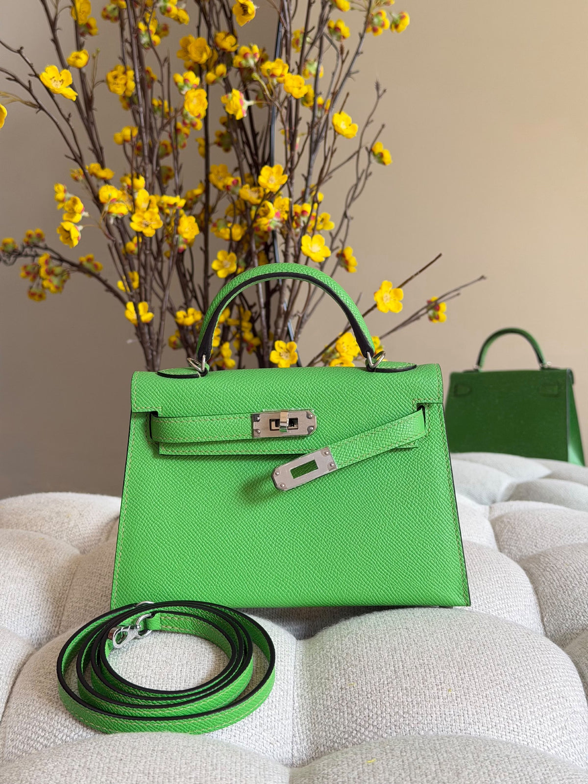 Hermès Top-Handle Handbag - Green